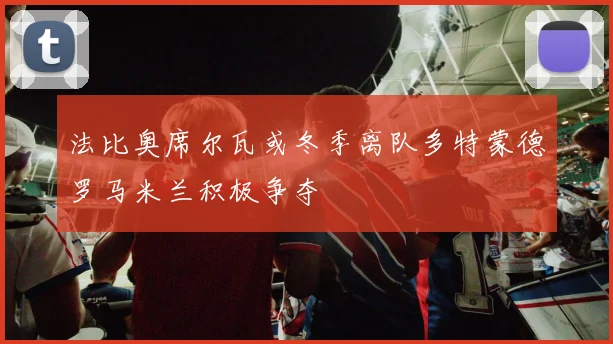 法比奥席尔瓦或冬季离队多特蒙德罗马米兰积极争夺